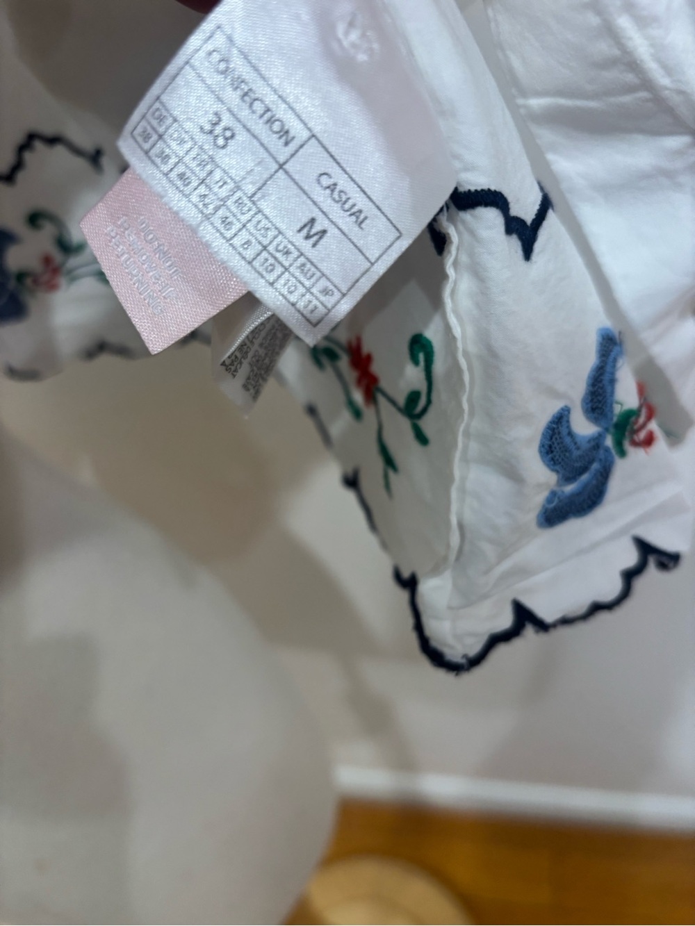 Stella Nova Coloured Embroidered Oversized Shirt, Size: M - Picture 14 of 14
